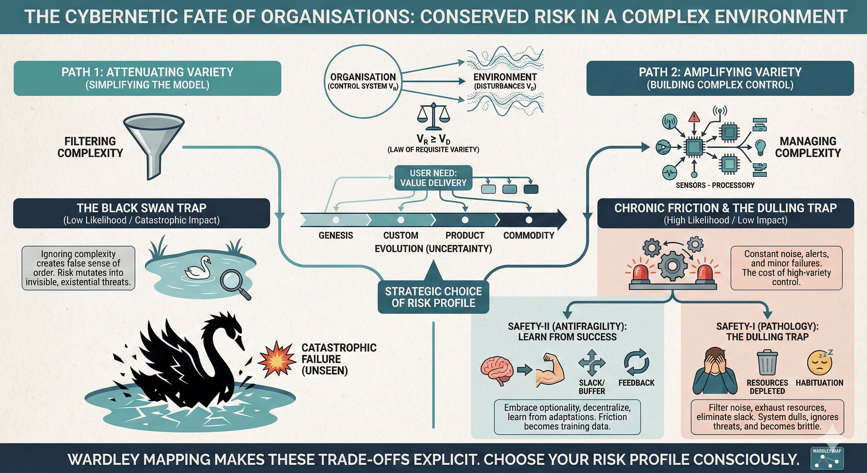 Cybernetic Law of Requisite Variety applied to mapping